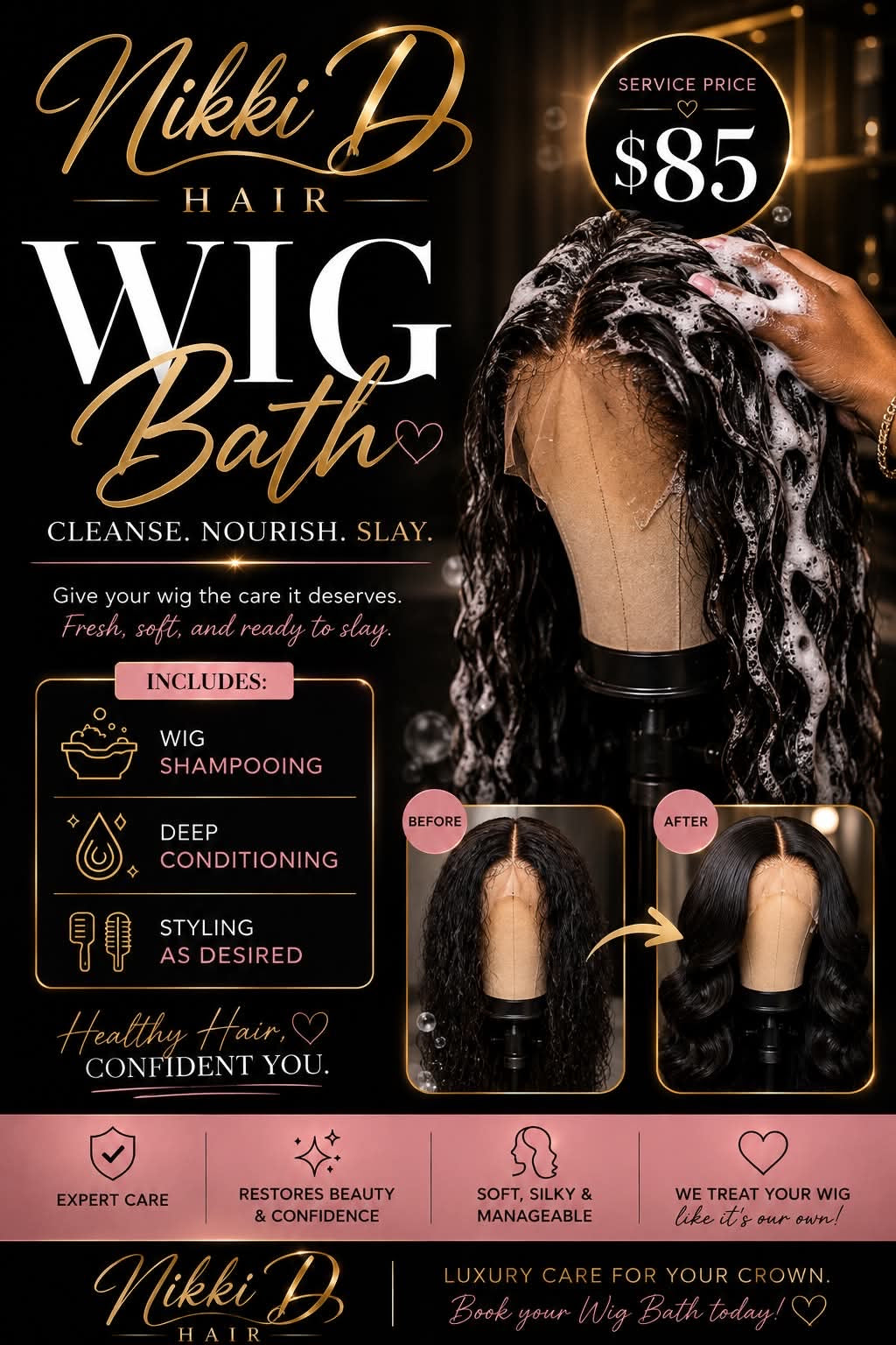 Wig Bath