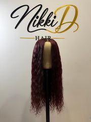 Red Long Wavy Unit